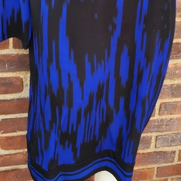 📂💼Michael Michael Kor Blue Tigress Dress 2X - Picture 3 of 13